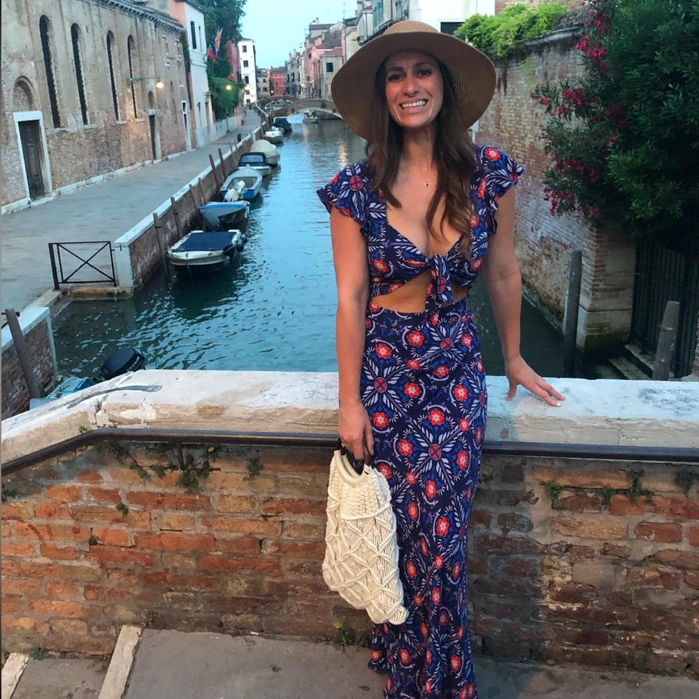 Cleobella floral print maxi dress